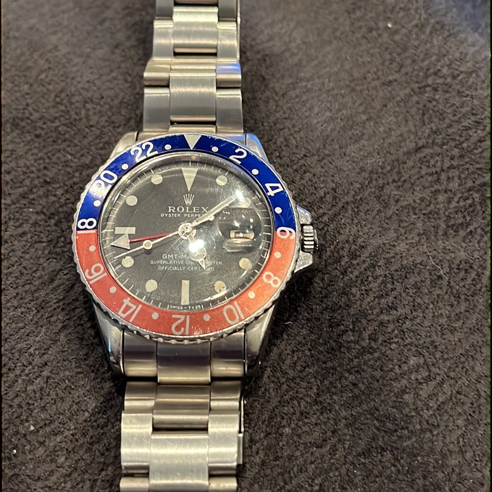Rolex Pepsi GMT Watch Ref 1675